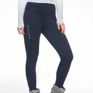 Athleta PrimaLoft Ridge Tight Navy